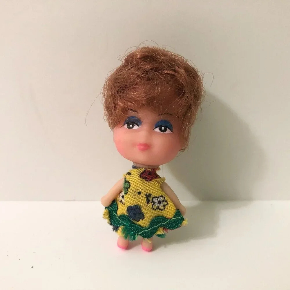 Vintage Liddle Kiddle Clone Doll Necklace Loop 2 Inch Tall
